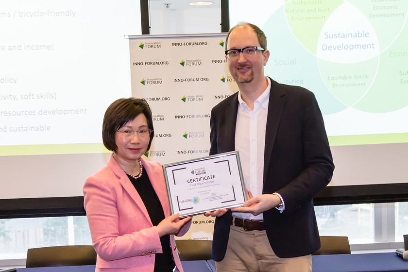HKU start-up wins championship at the Hong Kong finals of the IMAGINE IF! Competition gallery photo 1