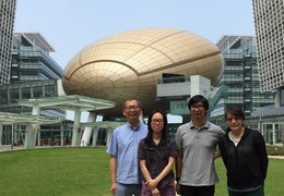 (From left) Dr Sunny Cheng, Dr Annie Cheng, Dr Daniel Chik and Dr Barbara Chan